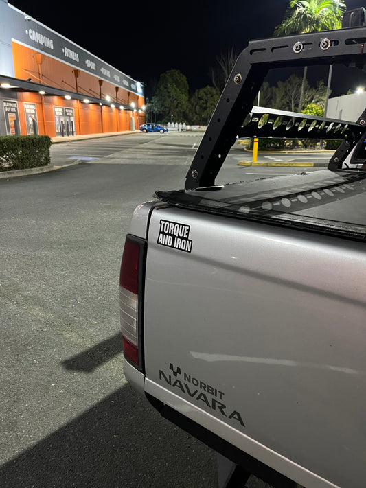 TORQUE AND IRON CLASSIC LOGO STICKER